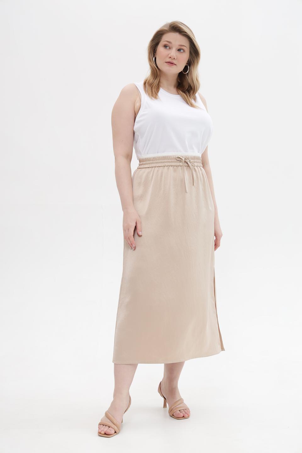 Юбка Marc Aurel бежевая