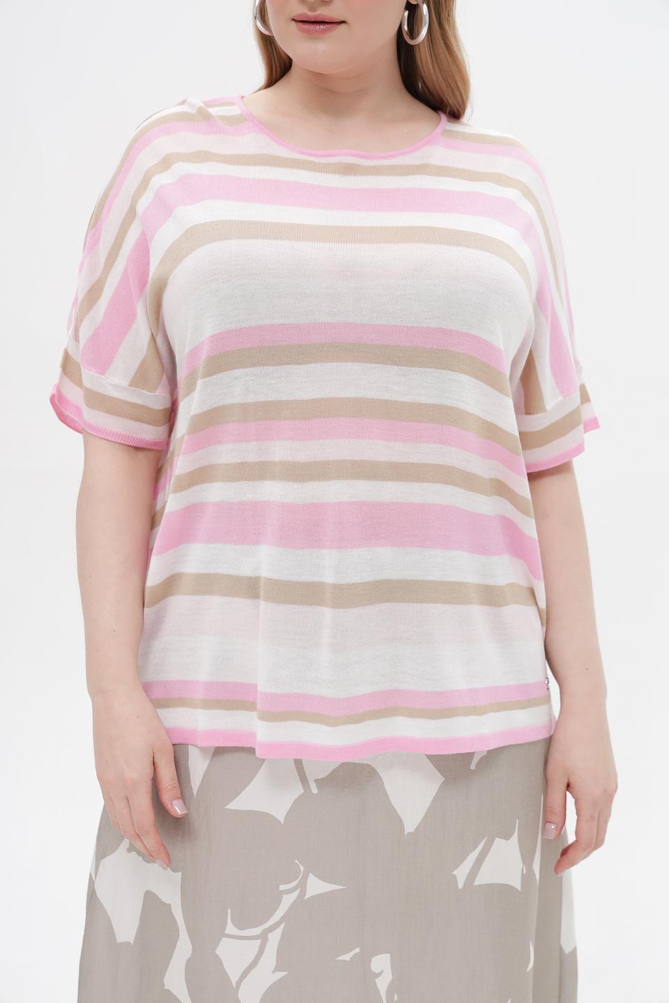 Пуловер Frapp в полоску