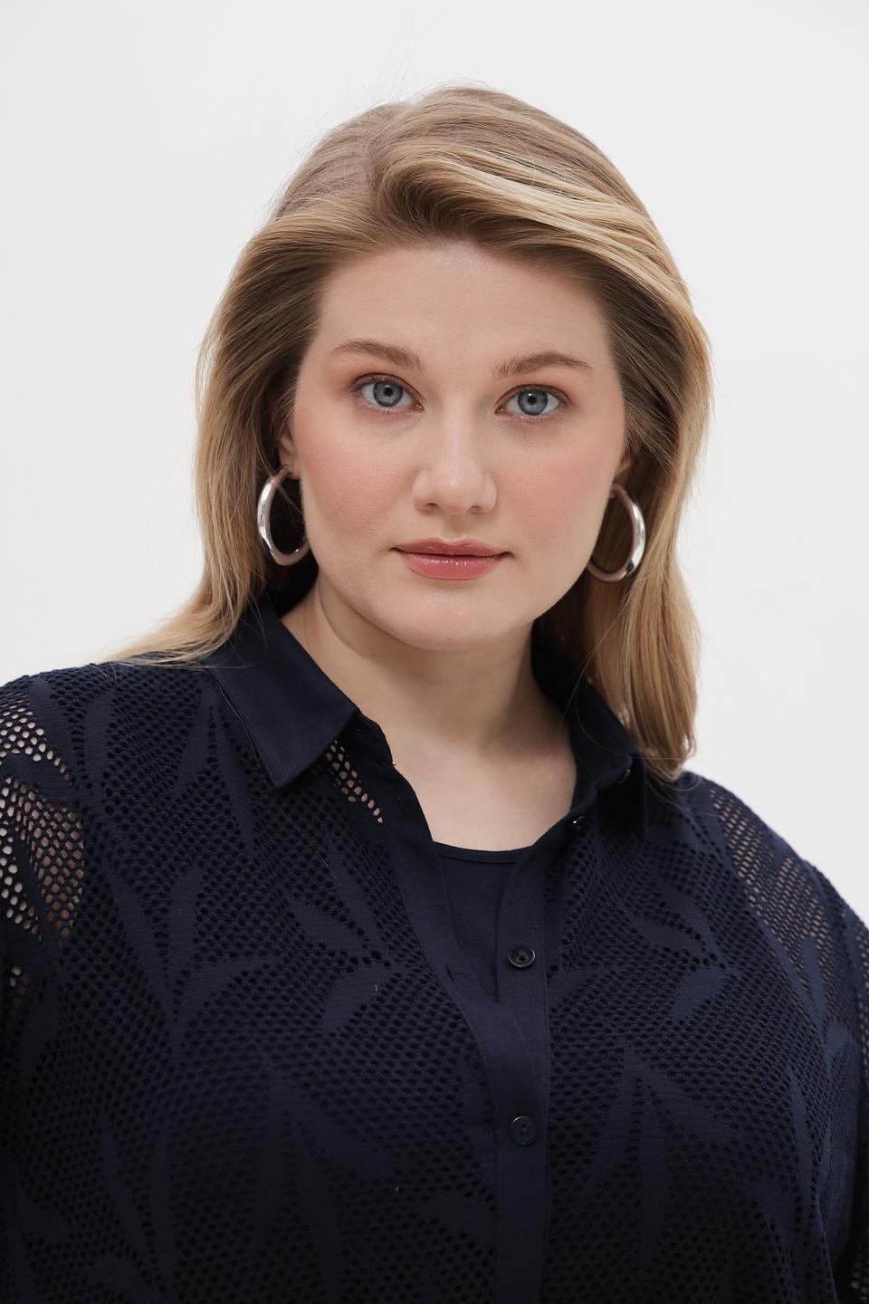 Блузка Frank Walder с вышивкой