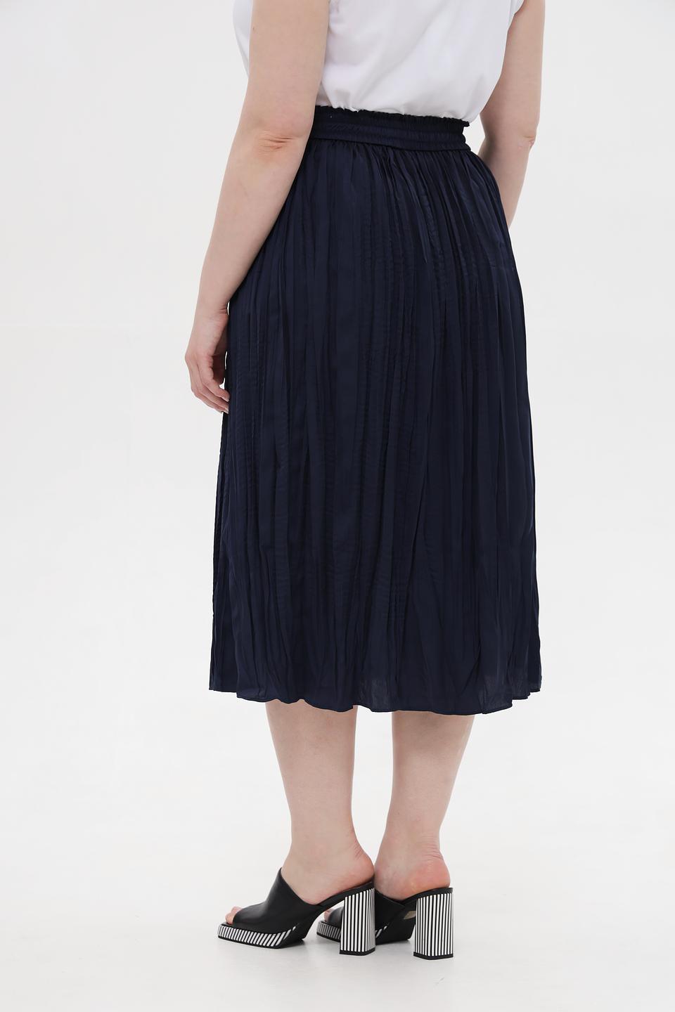 Юбка Rabe collection плиссированная тёмно-синяя