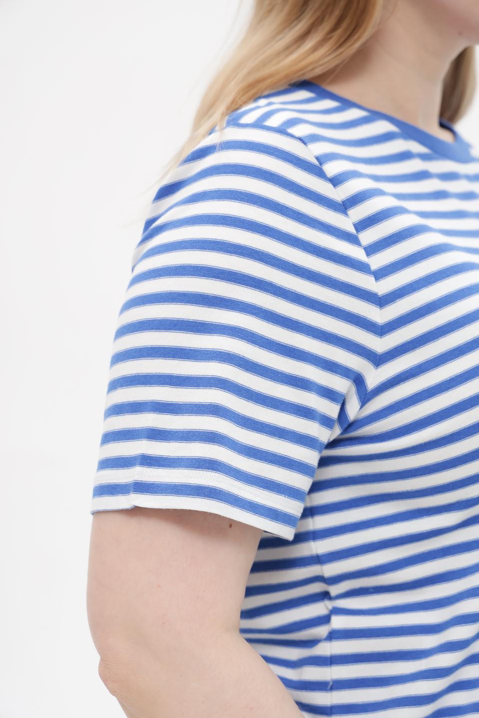 Футболка Samoon в полоску с принтом