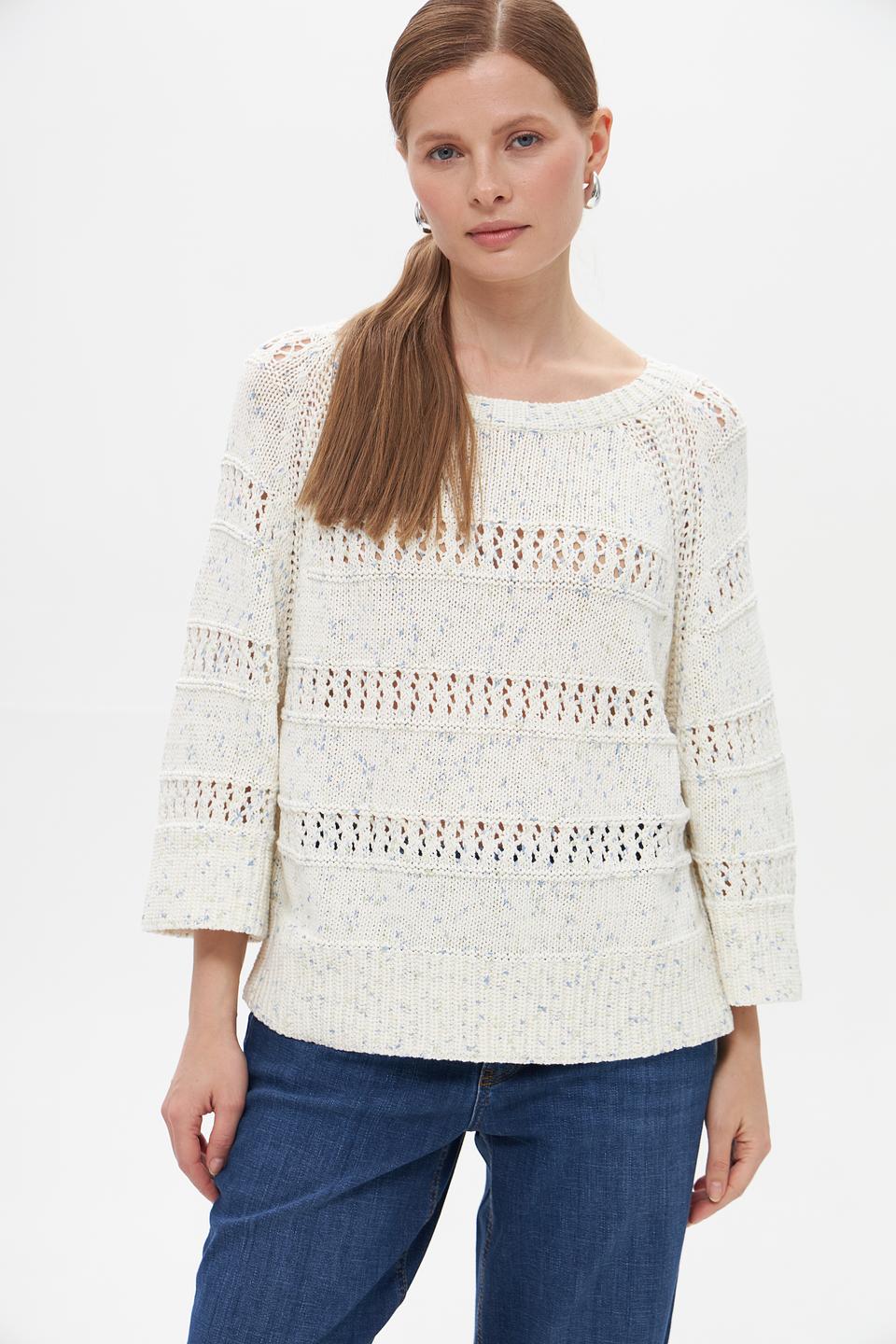 Пуловер Tom Tailor с ажуром