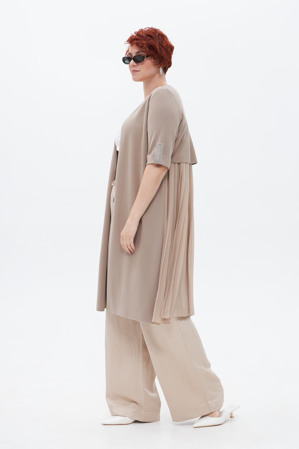 Жакет Tuzzi с плиссировкой бежевый