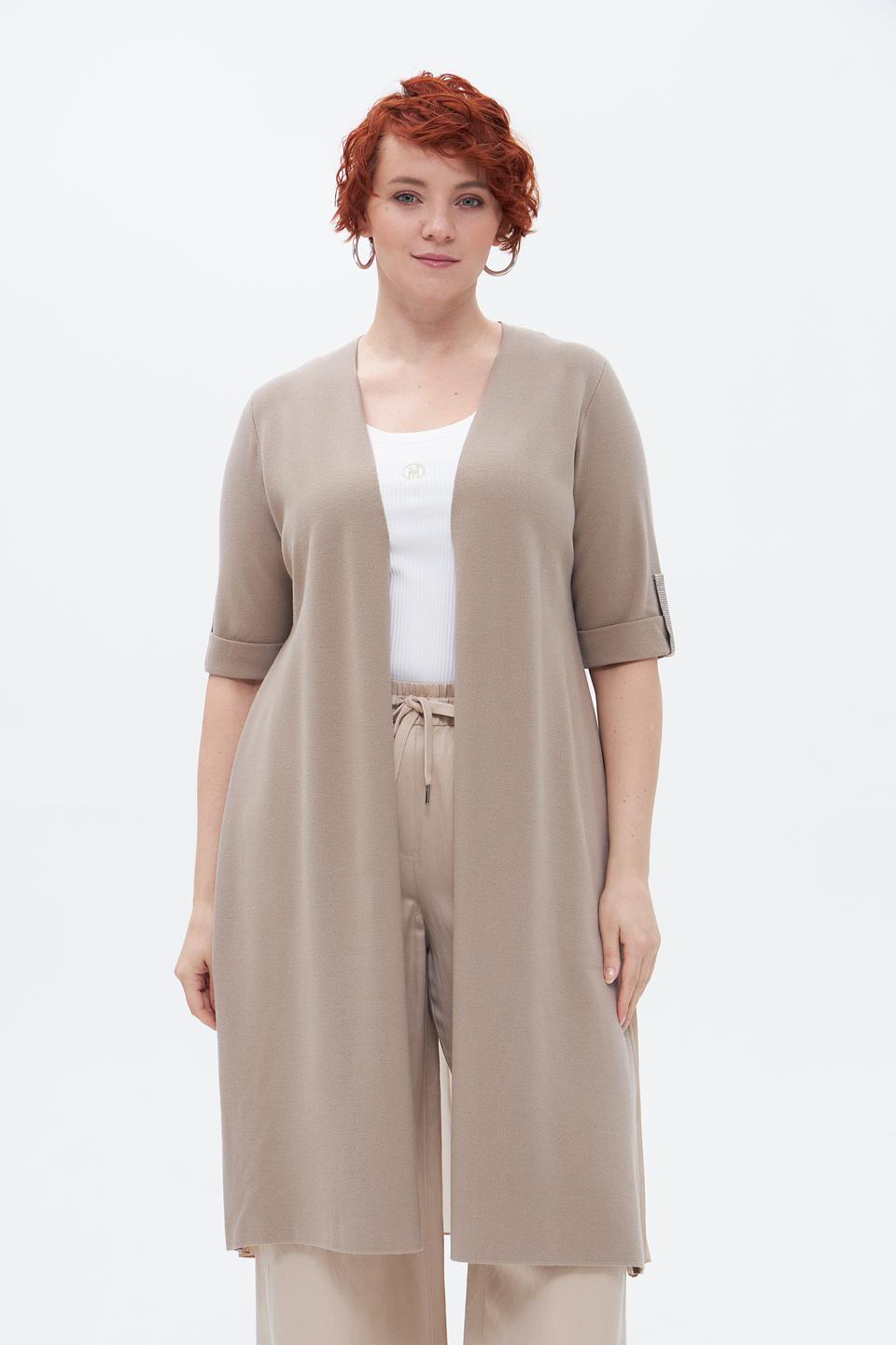 Жакет Tuzzi с плиссировкой бежевый