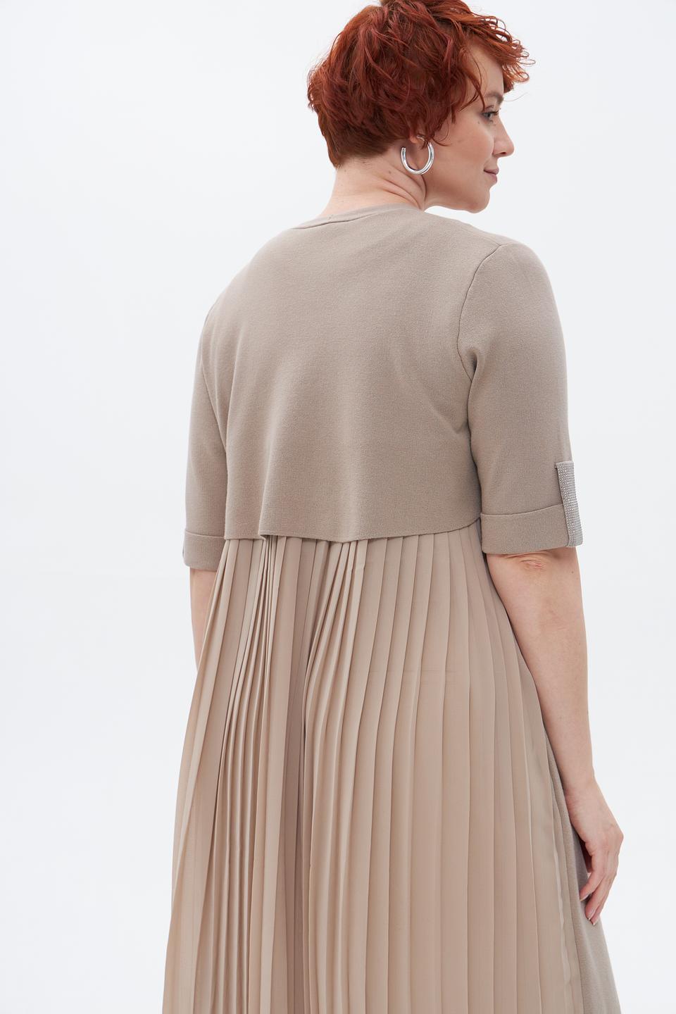 Жакет Tuzzi с плиссировкой бежевый