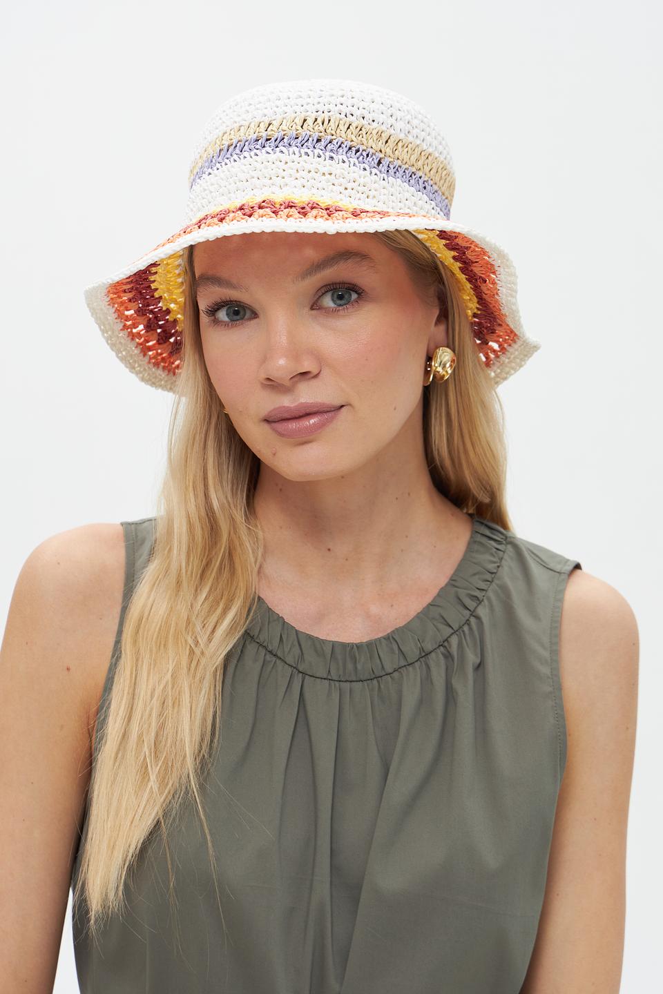 Шляпа Seeberger в полоску