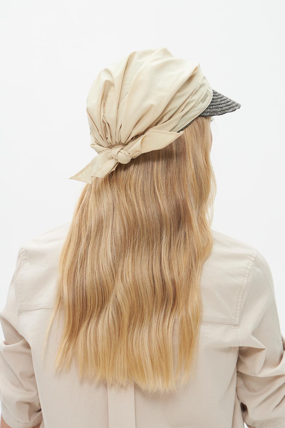 Кепка Seeberger с козырьком бежевая