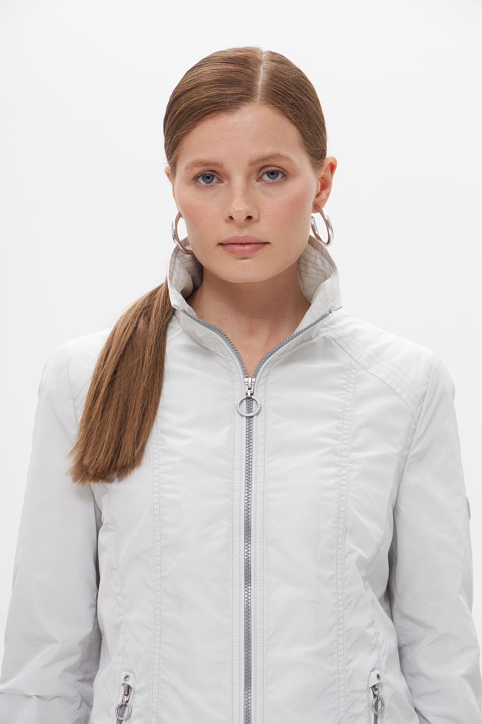 Куртка Lebek серая стеганая