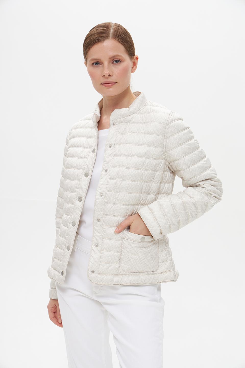 Куртка Lebek стеганая бежевая