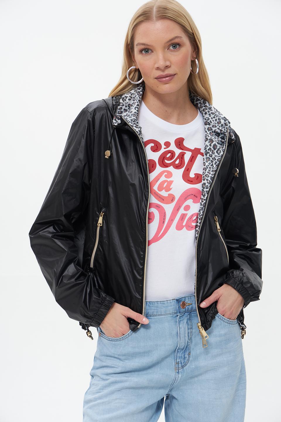 Куртка White Label с леопардовым принтом