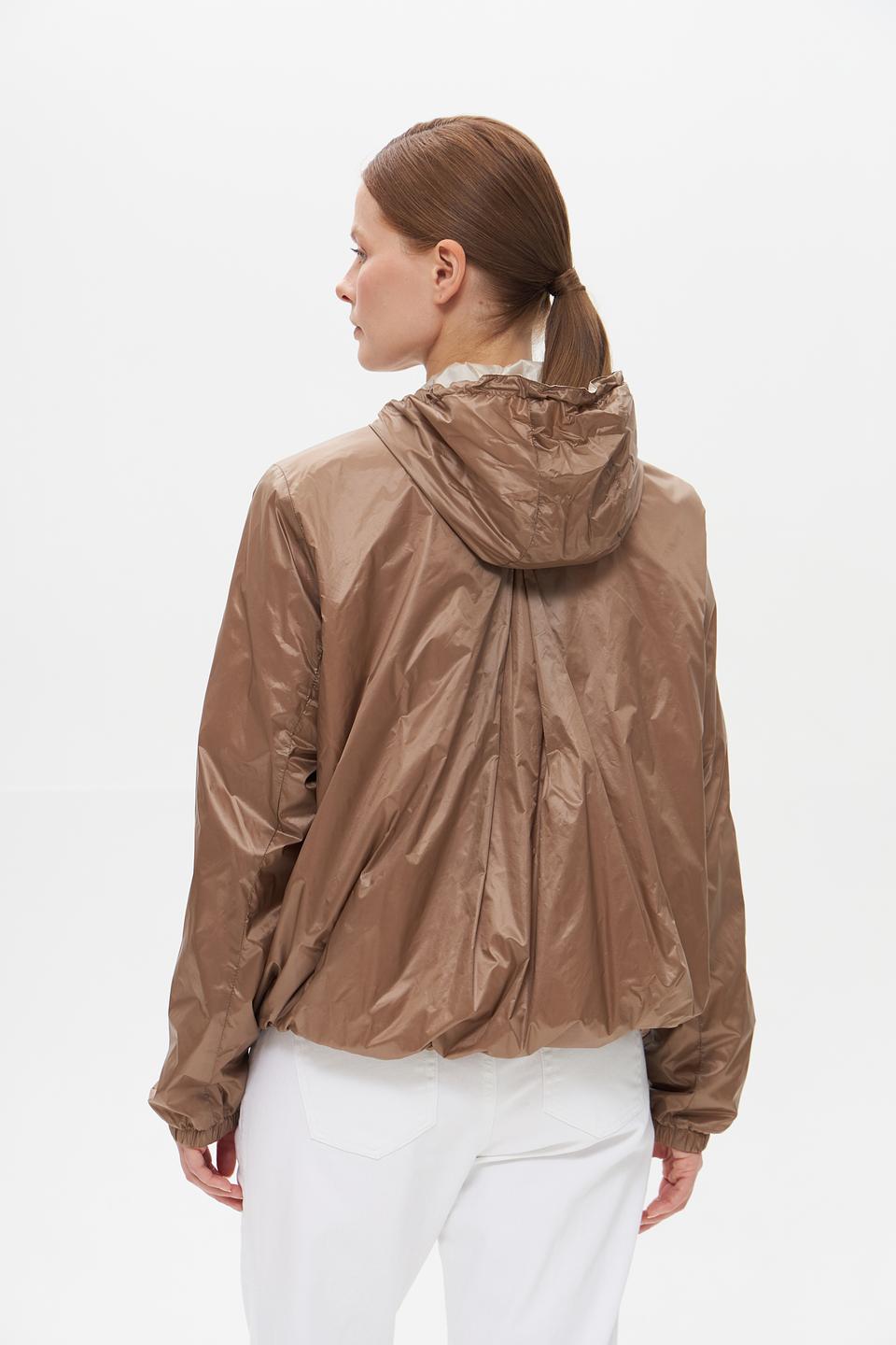 Куртка White Label с капюшоном бежевая