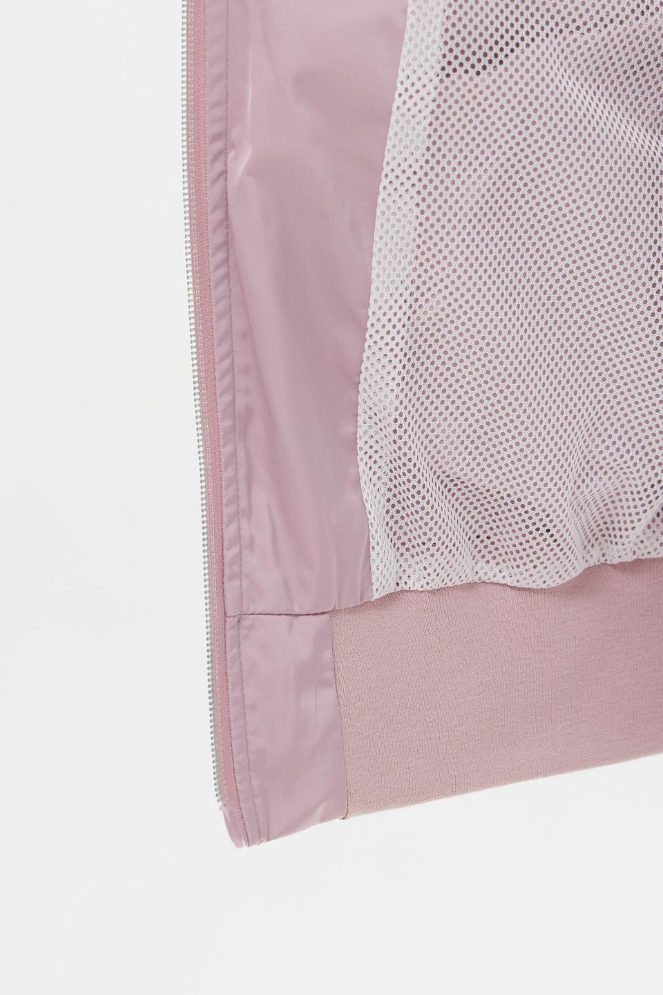 Куртка White Label бомбер пудрово-розовая