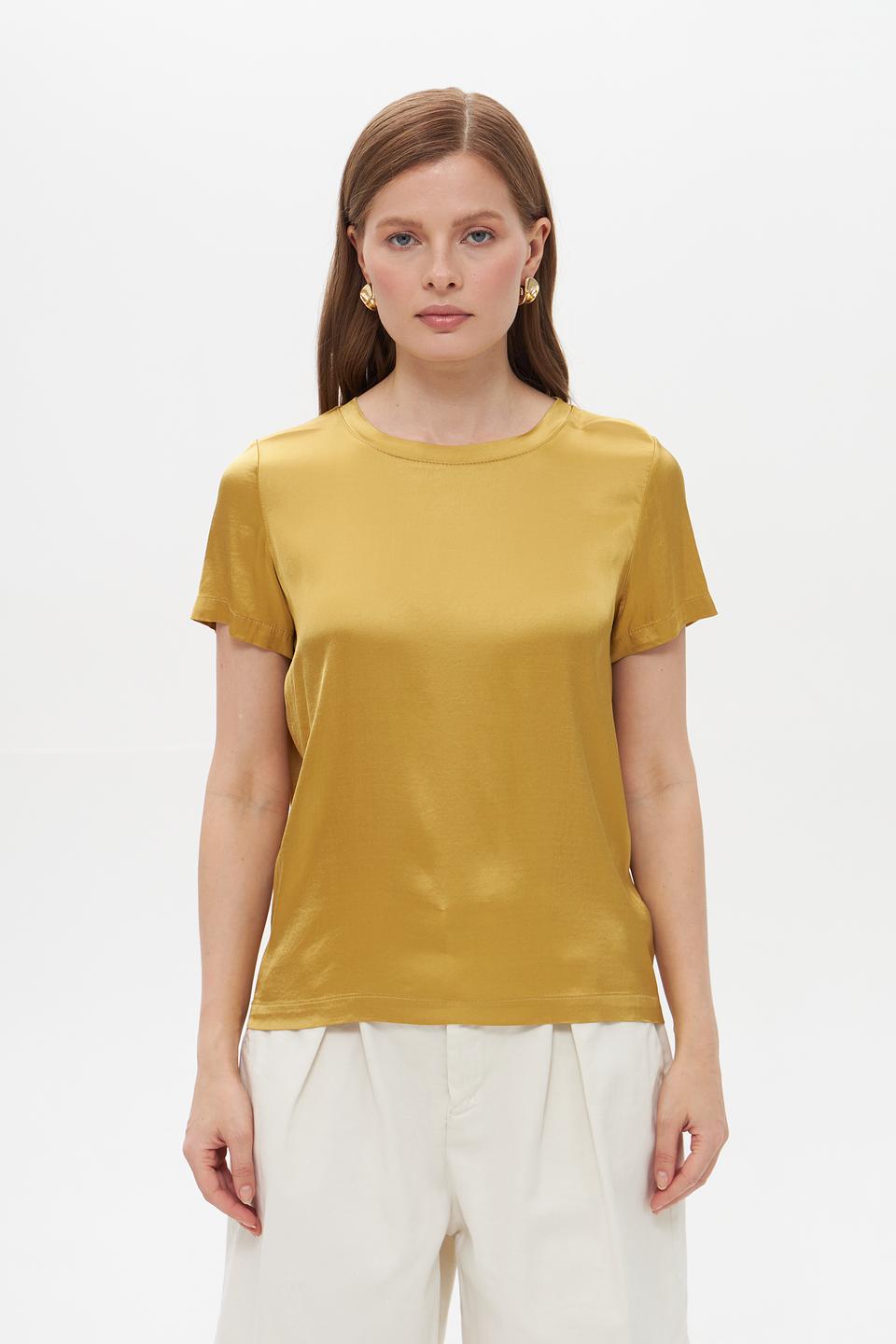 Блуза Croche золотистая