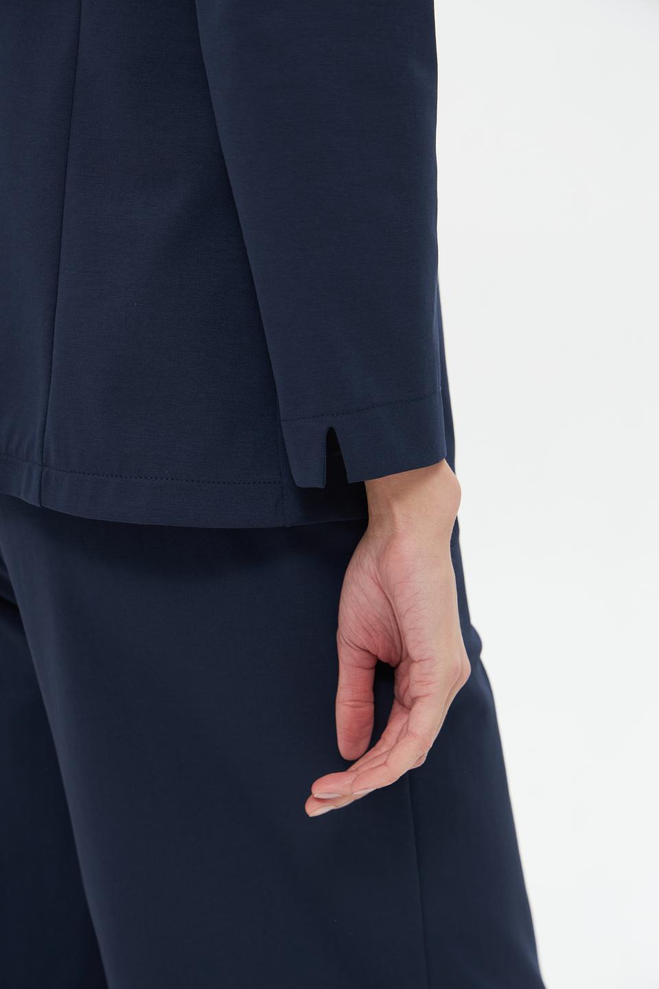 Жакет Croche приталенный синий