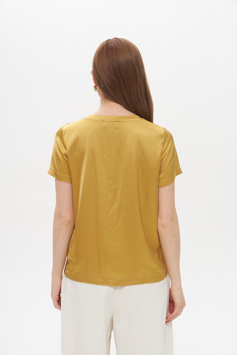 Блуза Croche золотистая