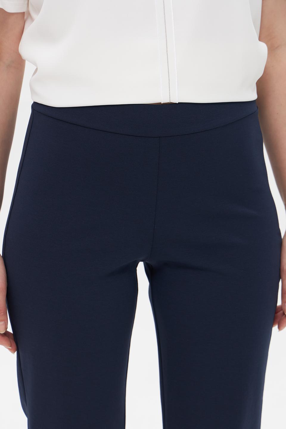 Брюки Croche клёш тёмно-синие