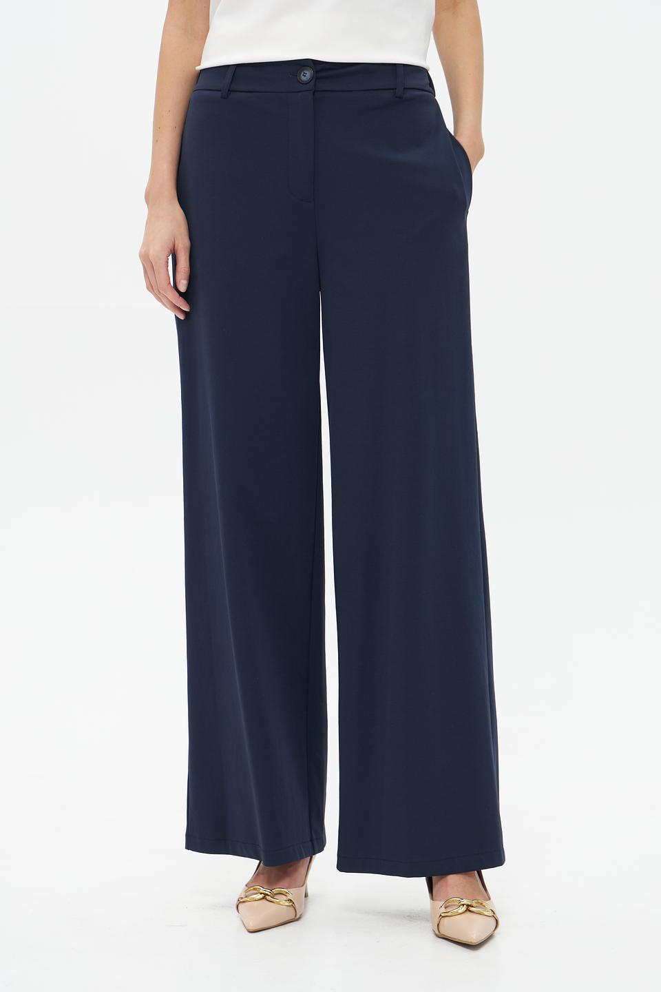 Брюки классические Croche синие