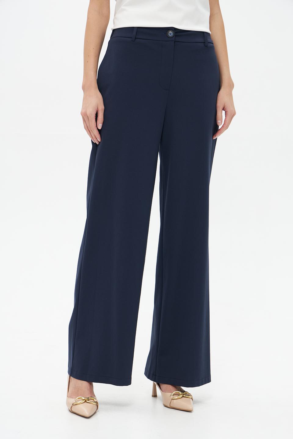 Брюки классические Croche синие