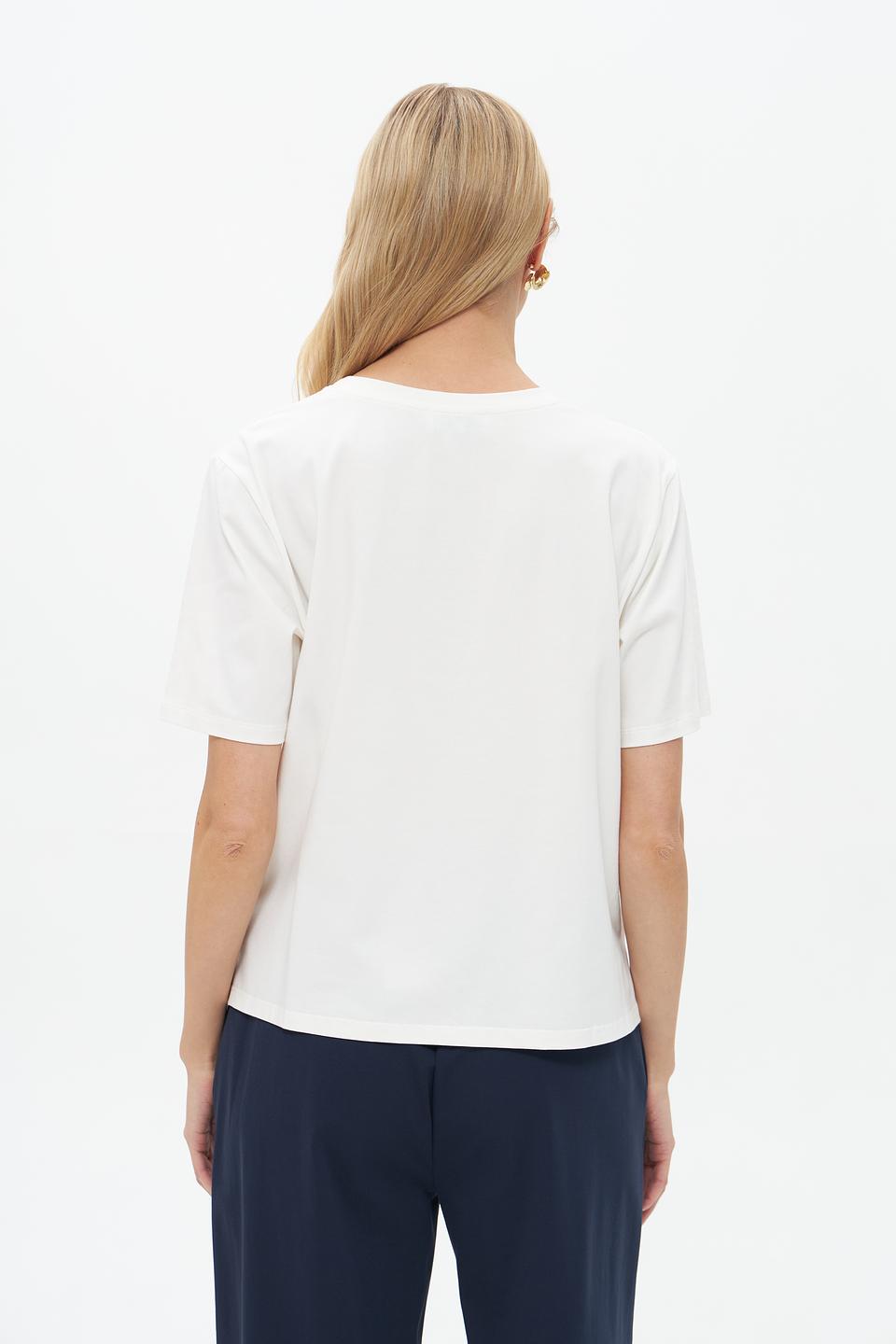 Футболка Croche женская белая