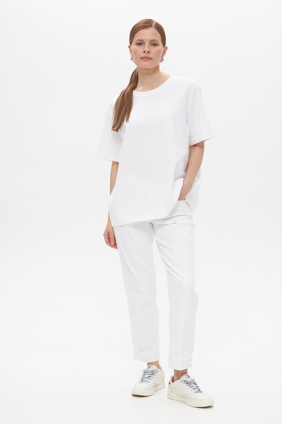 Джинсы Angels укороченные белые