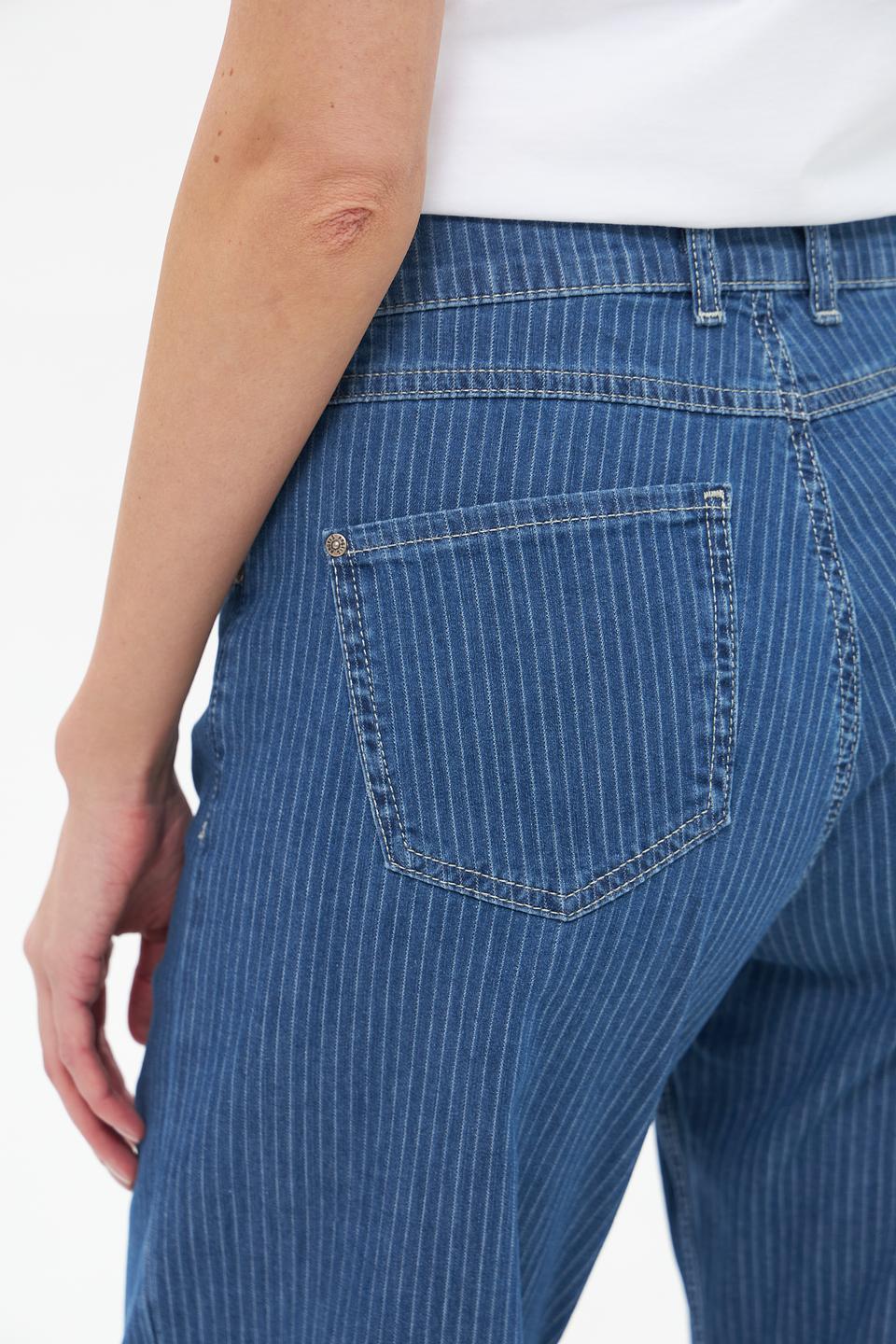 Джинсы Angels в полоску