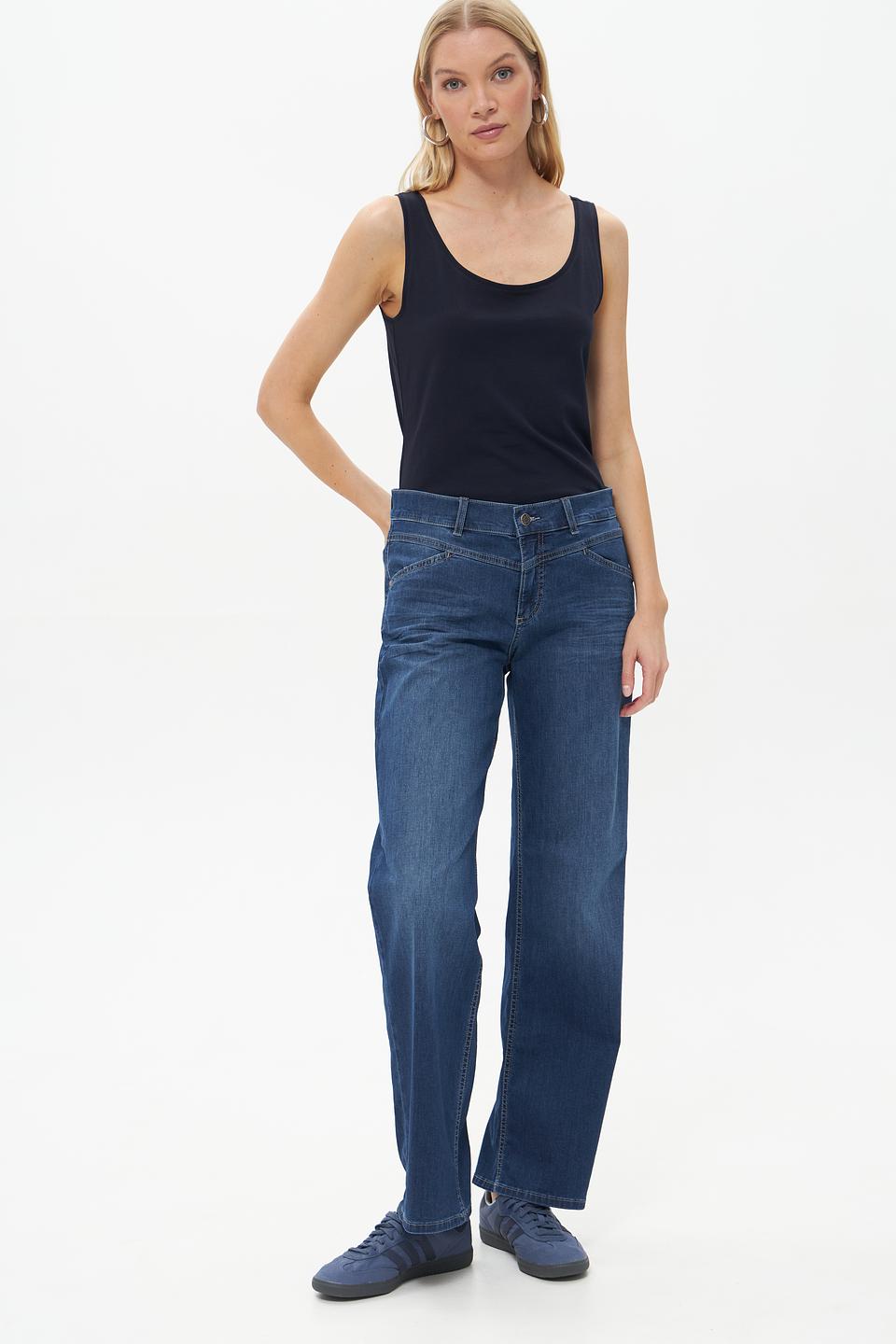 Джинсы Angels широкие indigo