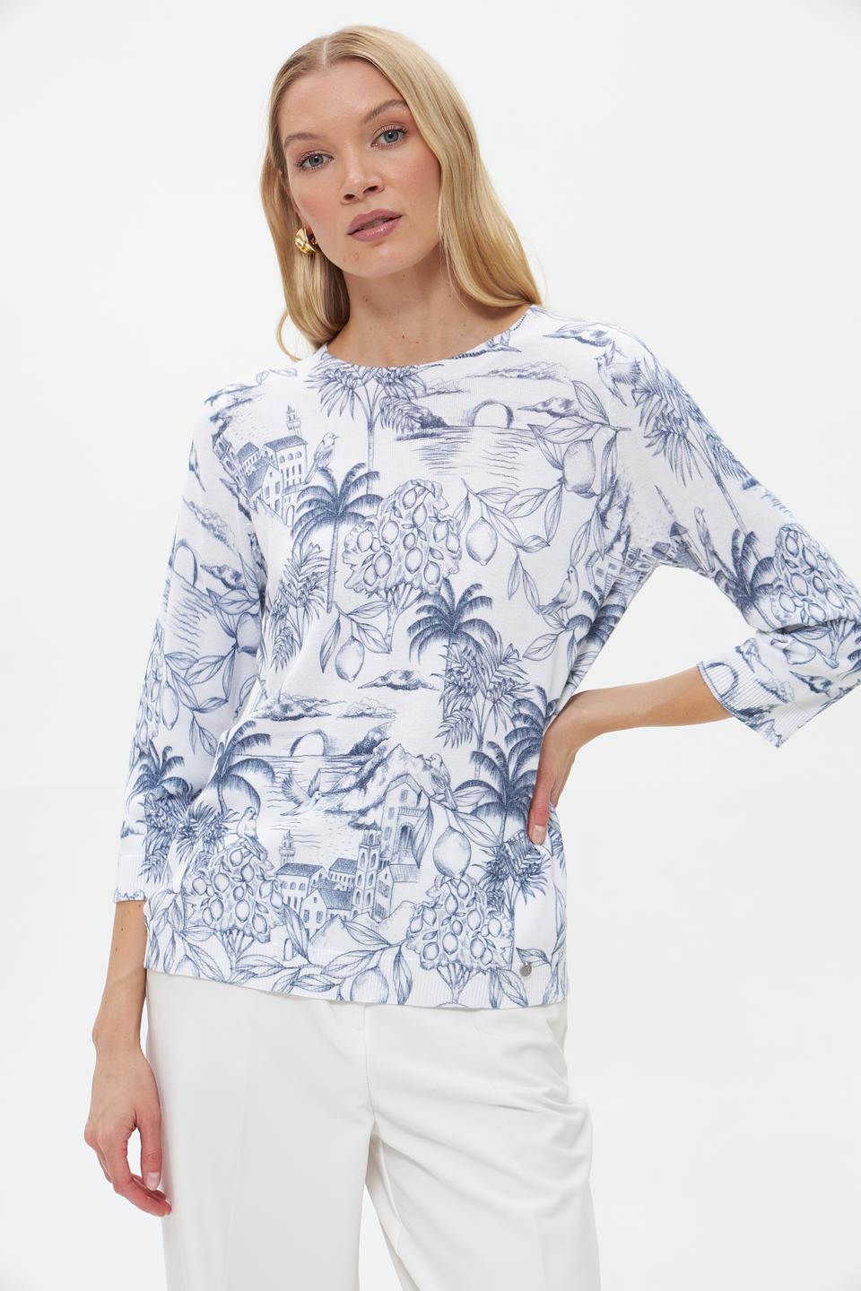 Пуловер Gollehaug с принтом