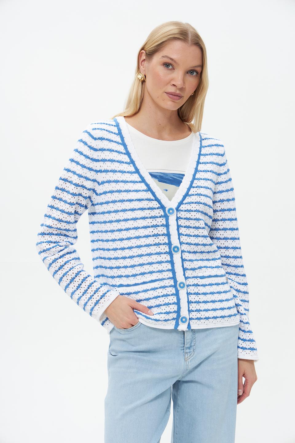 Жакет Gollehaug в полоску