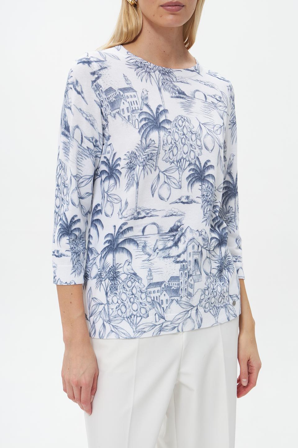 Пуловер Gollehaug с принтом