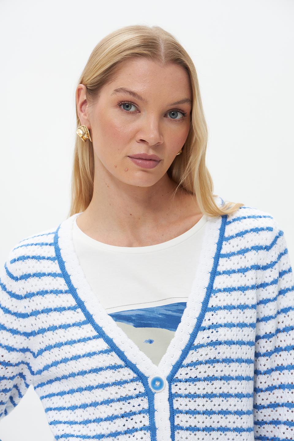 Жакет Gollehaug в полоску