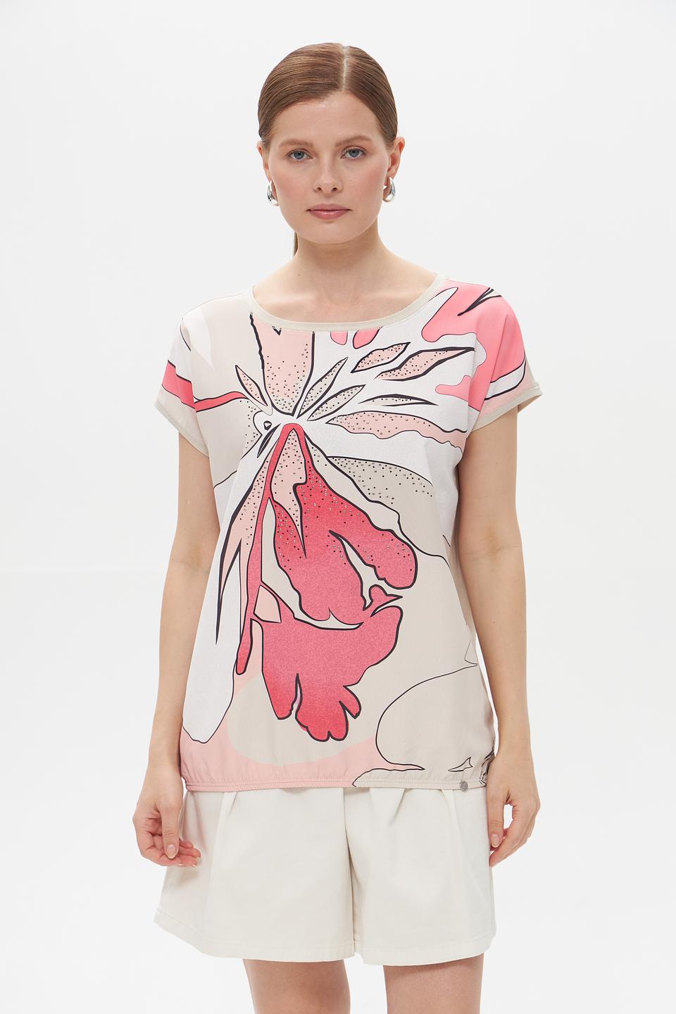 Футболка Gollehaug с цветочным принтом