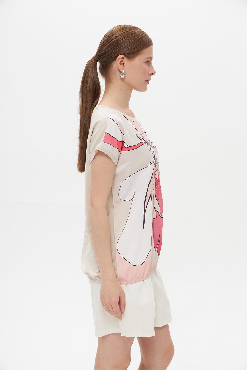 Футболка Gollehaug с цветочным принтом