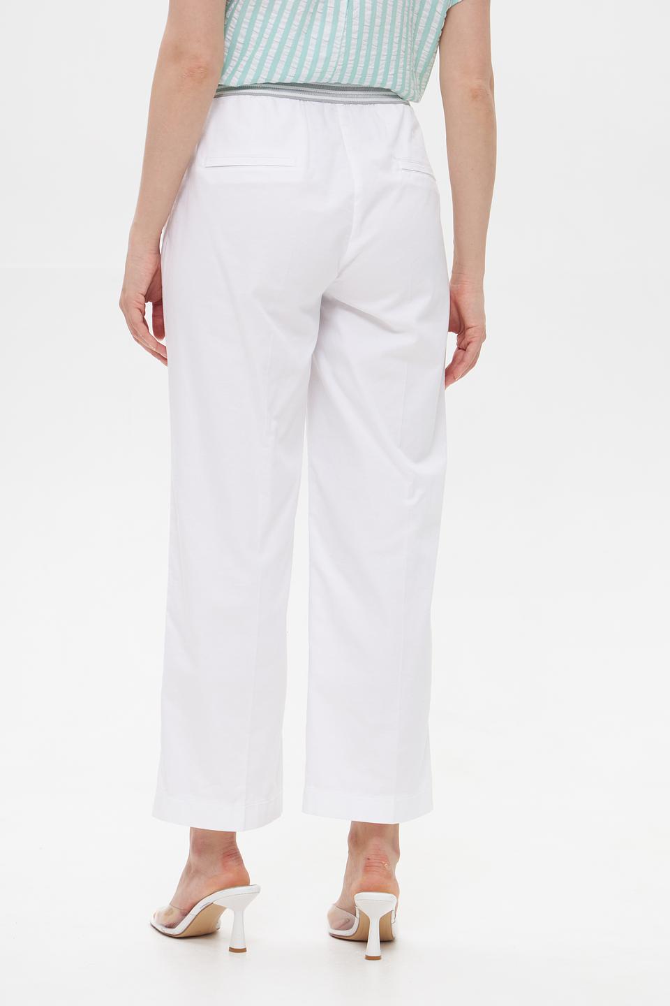 Брюки Toni collection белые с поясом