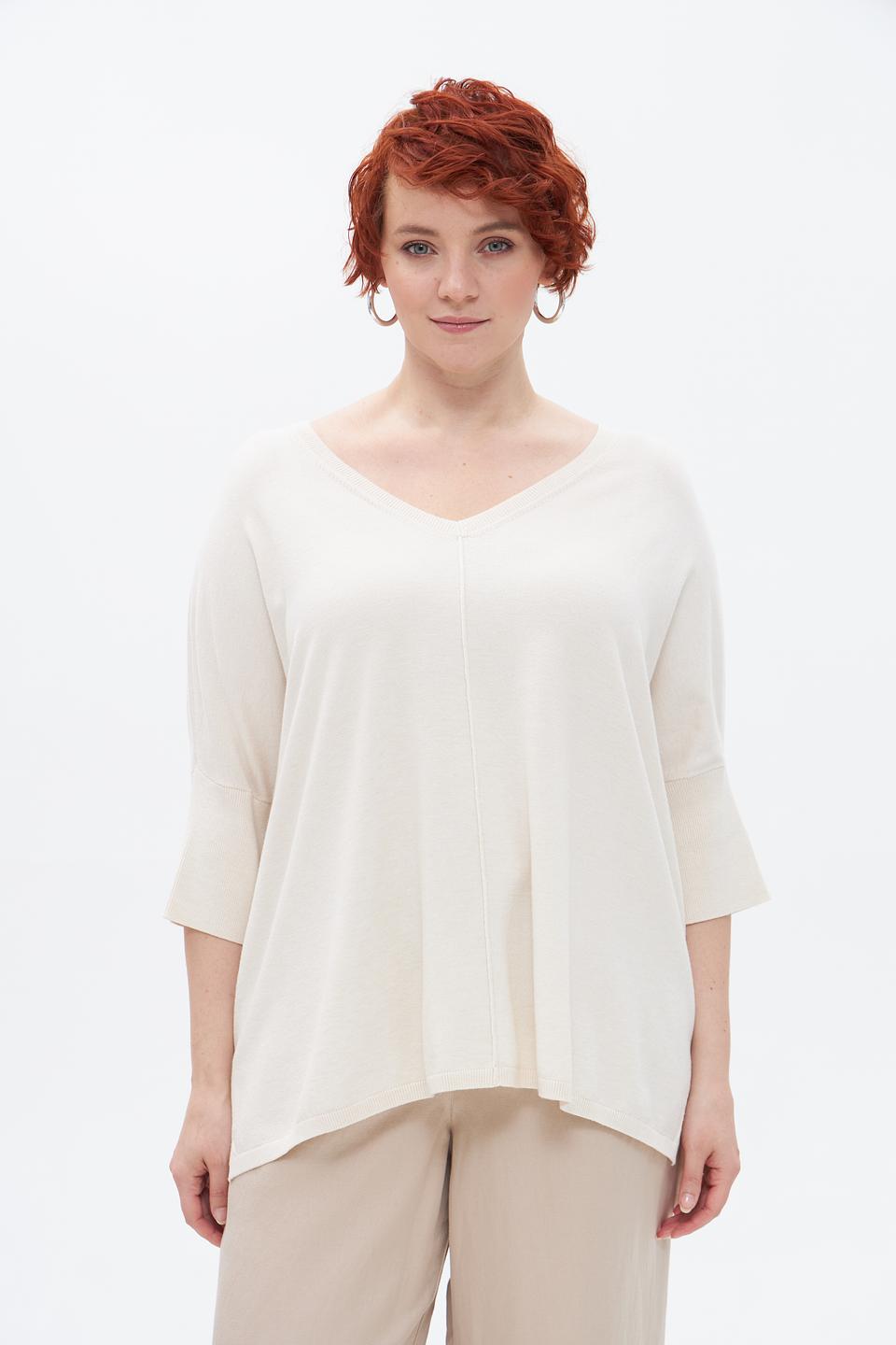 Пуловер Miss Lagotte бежевый