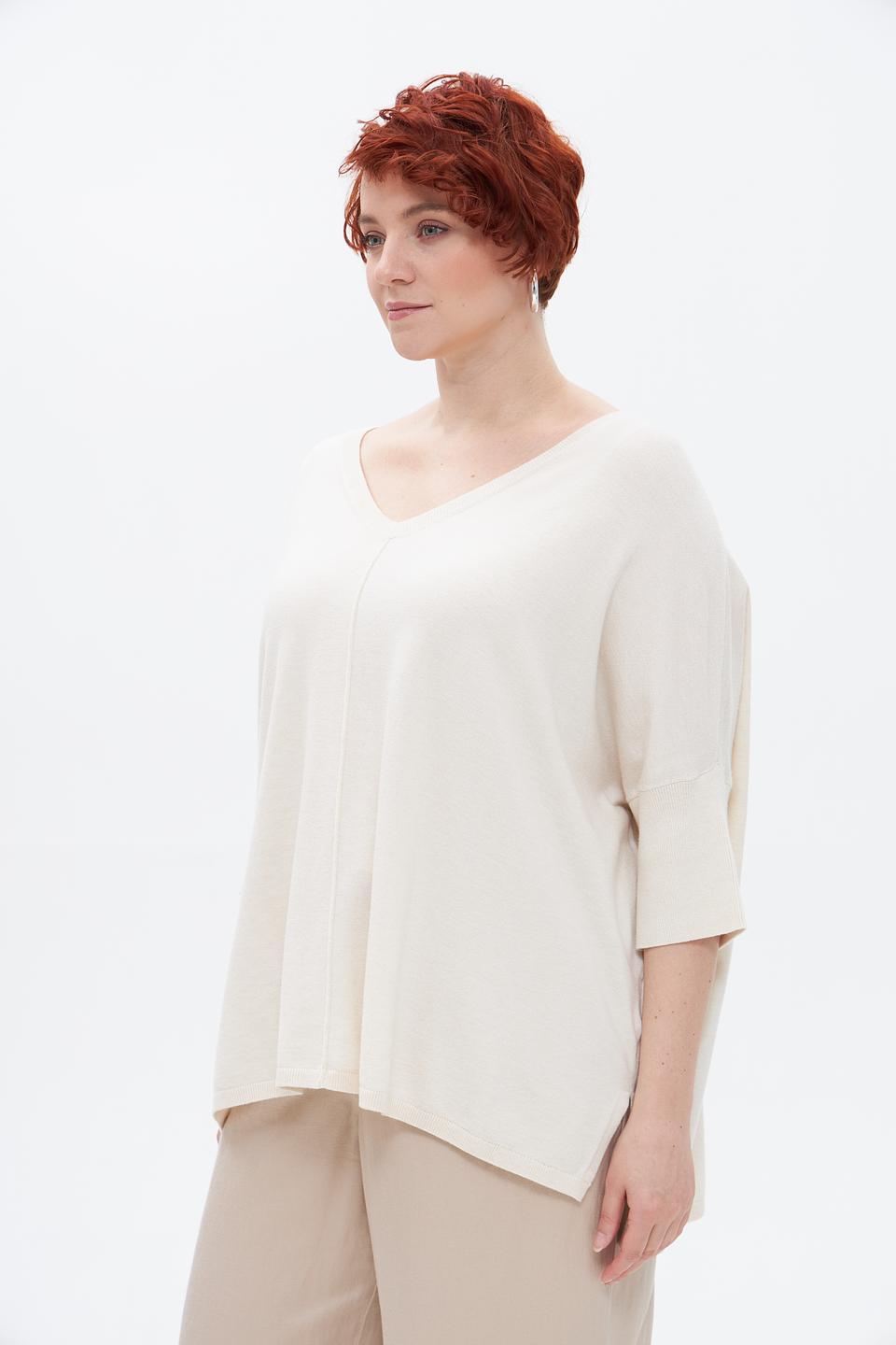 Пуловер Miss Lagotte бежевый