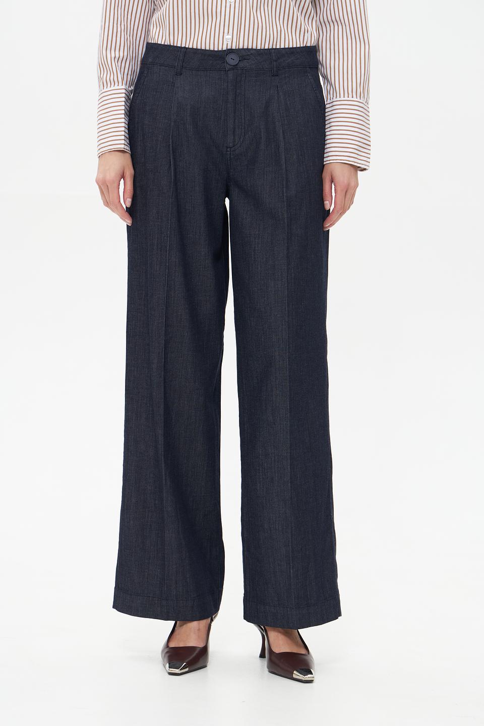 Брюки Bugatti прямого кроя темно-синие