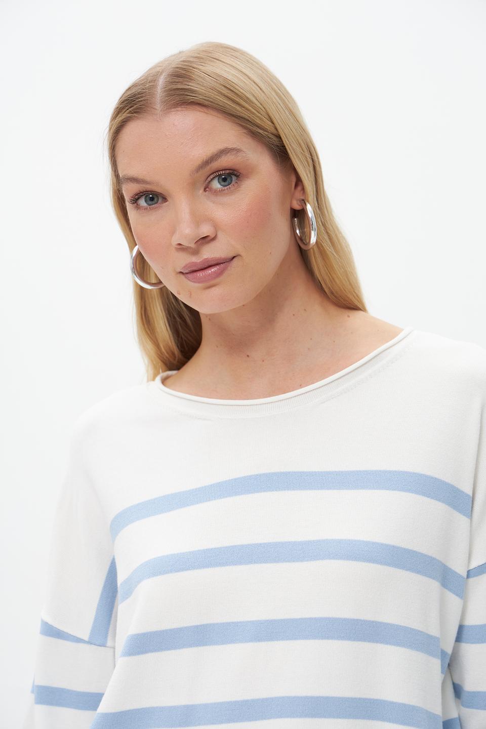 Пуловер Bugatti в полоску