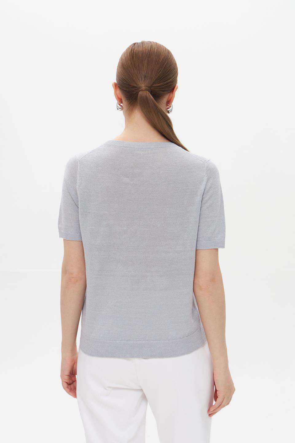 Пуловер Luisa Cerano серый