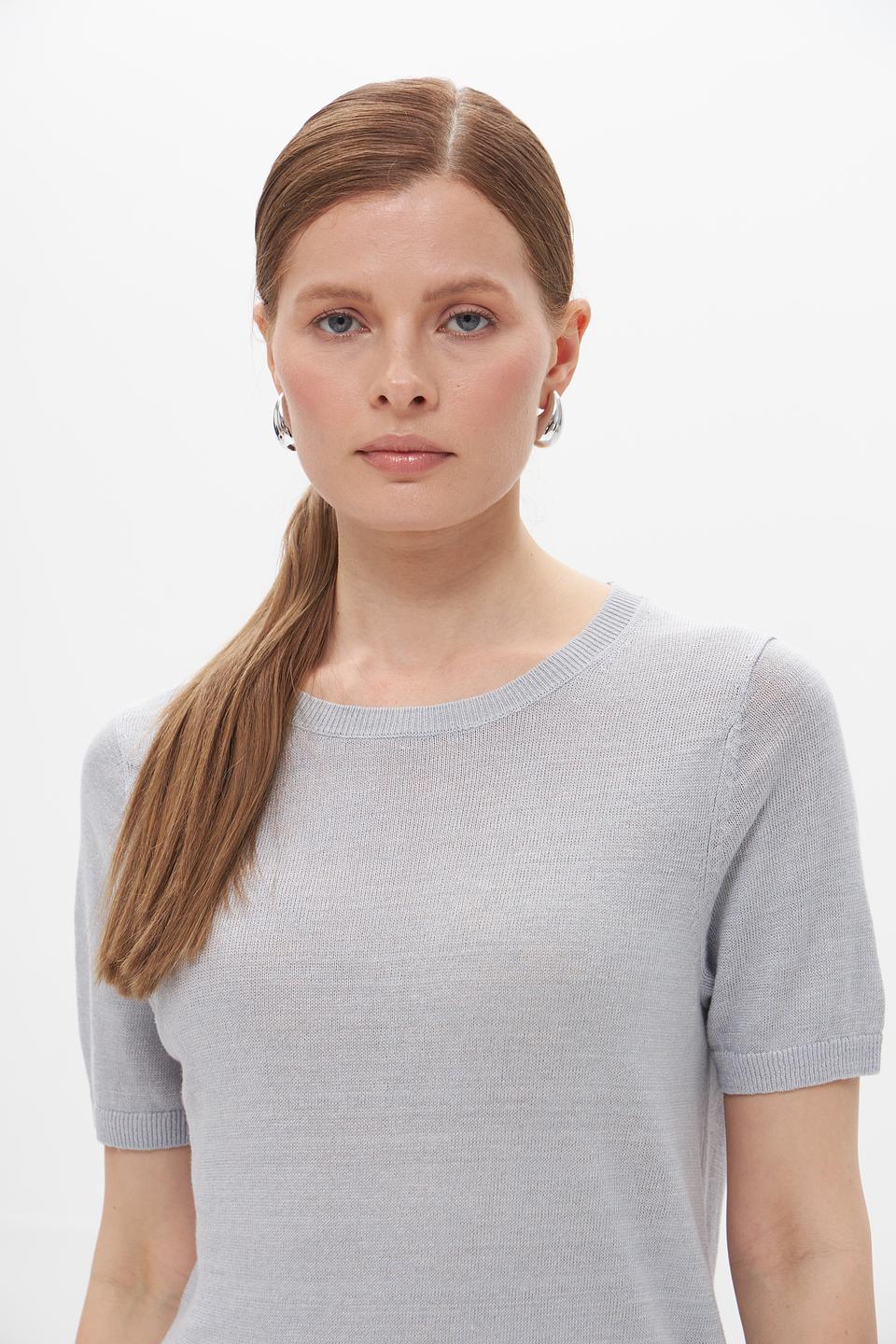 Пуловер Luisa Cerano серый