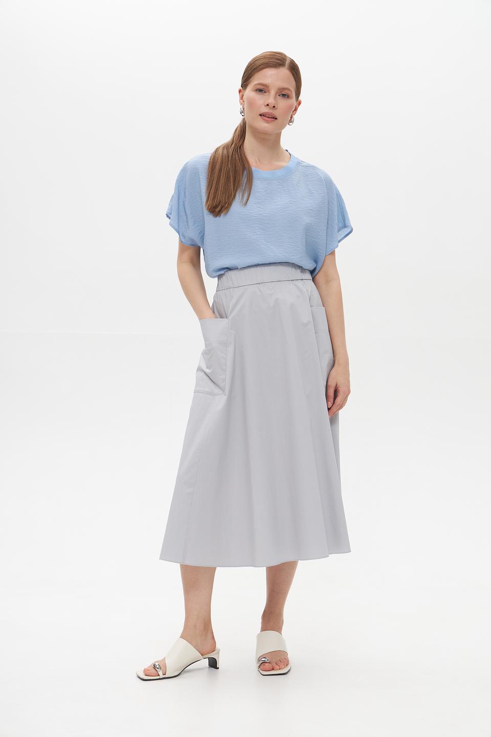 Юбка Luisa Cerano серая