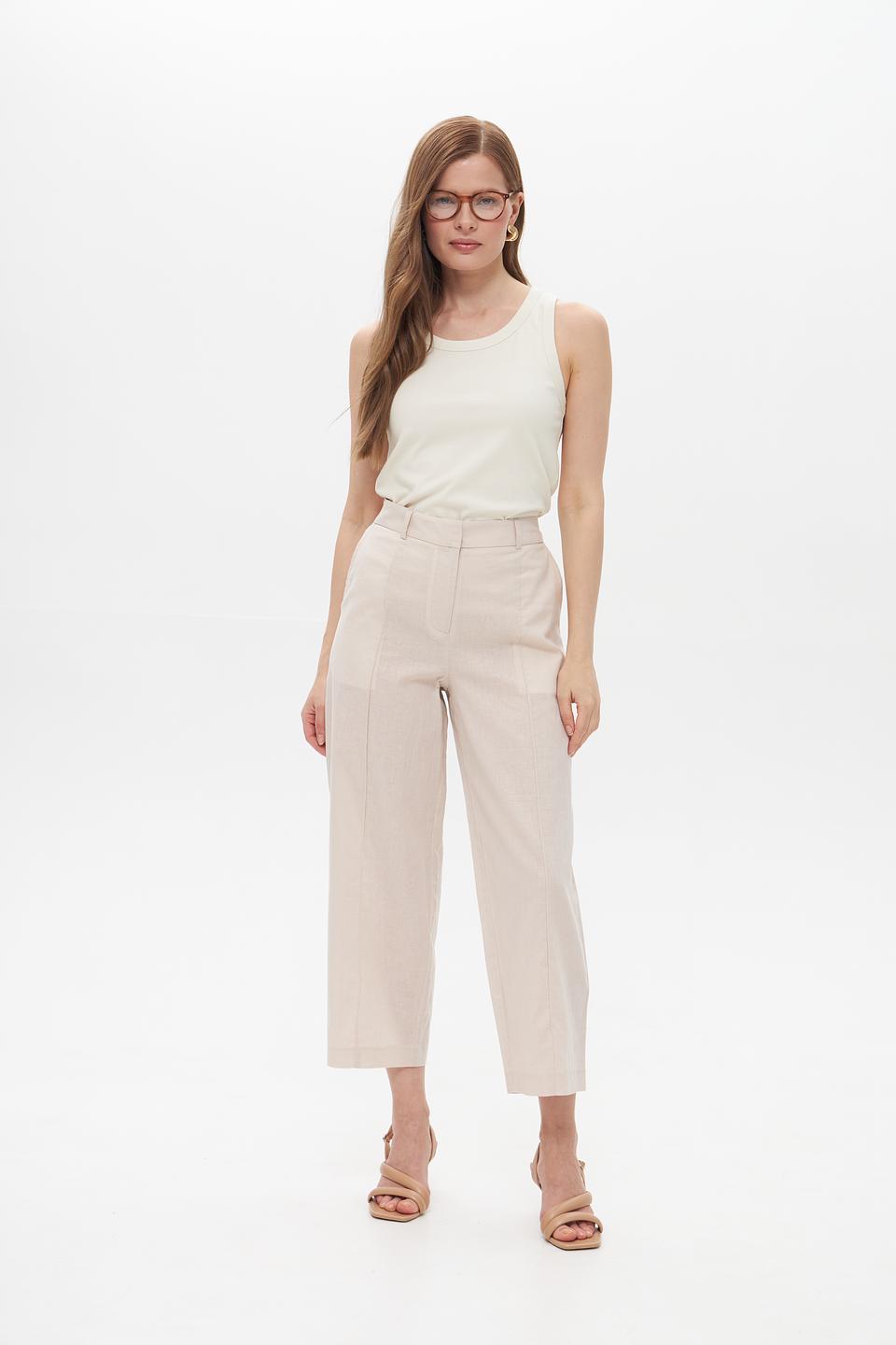 Брюки кюлоты UNQ бежевые