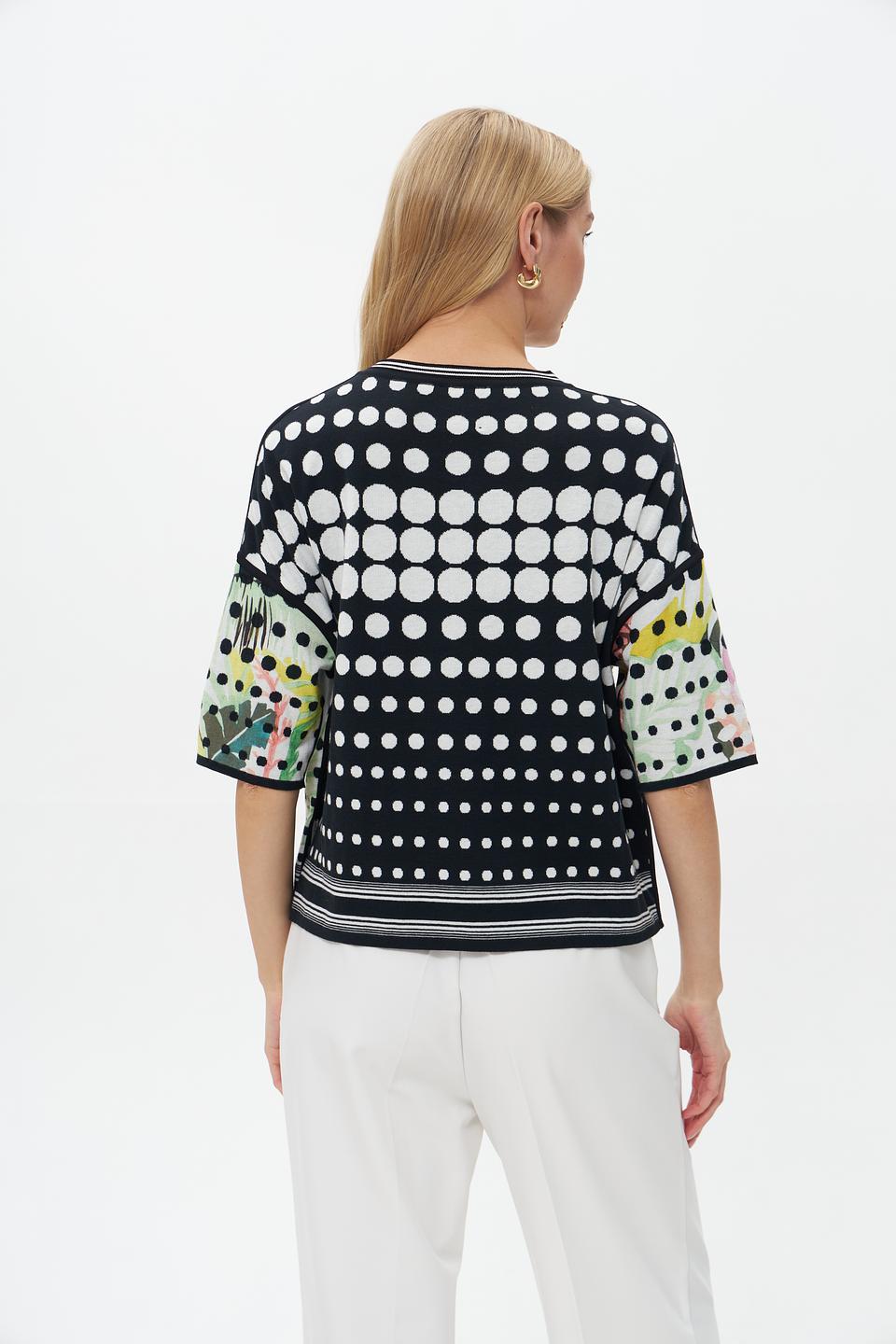 Пуловер Marc Cain с принтом