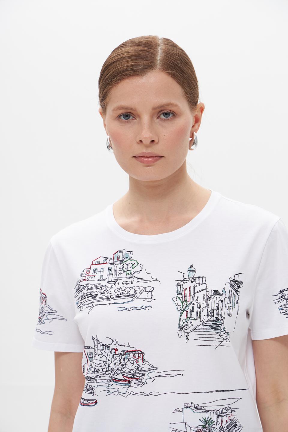 Футболка Marc Cain с принтом