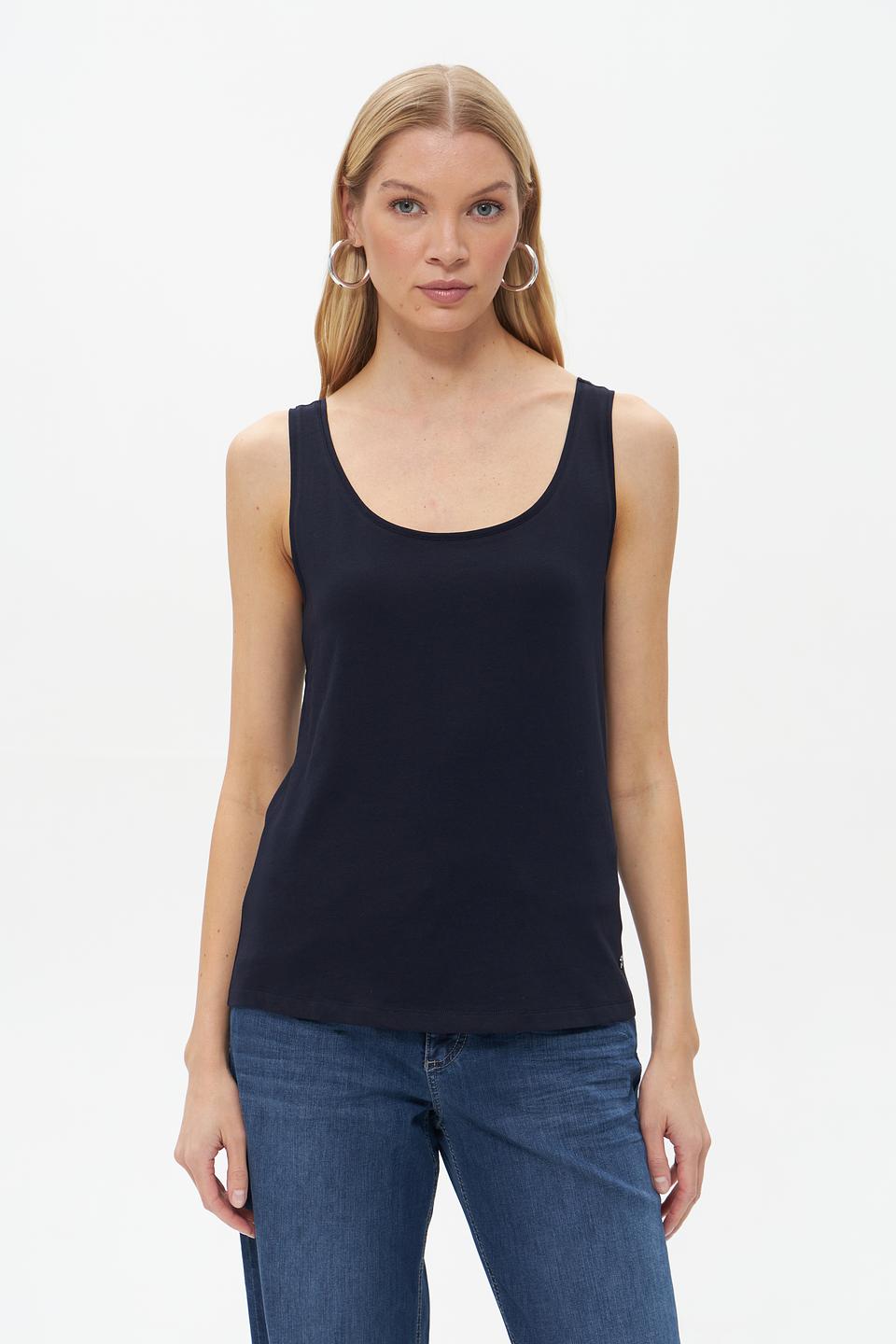 Топ Monari темно-синий