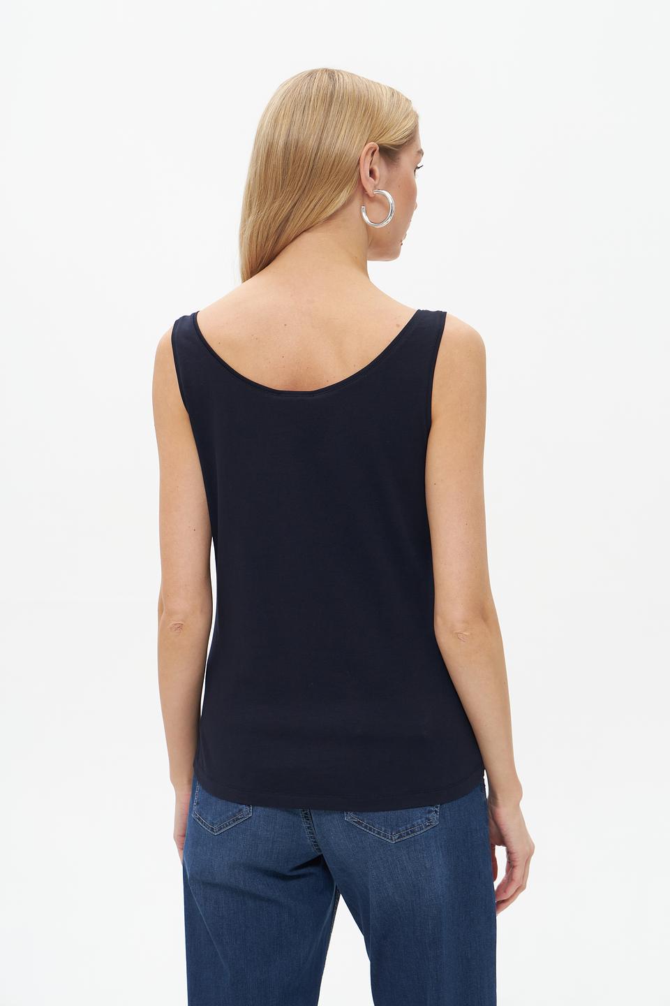 Топ Monari темно-синий