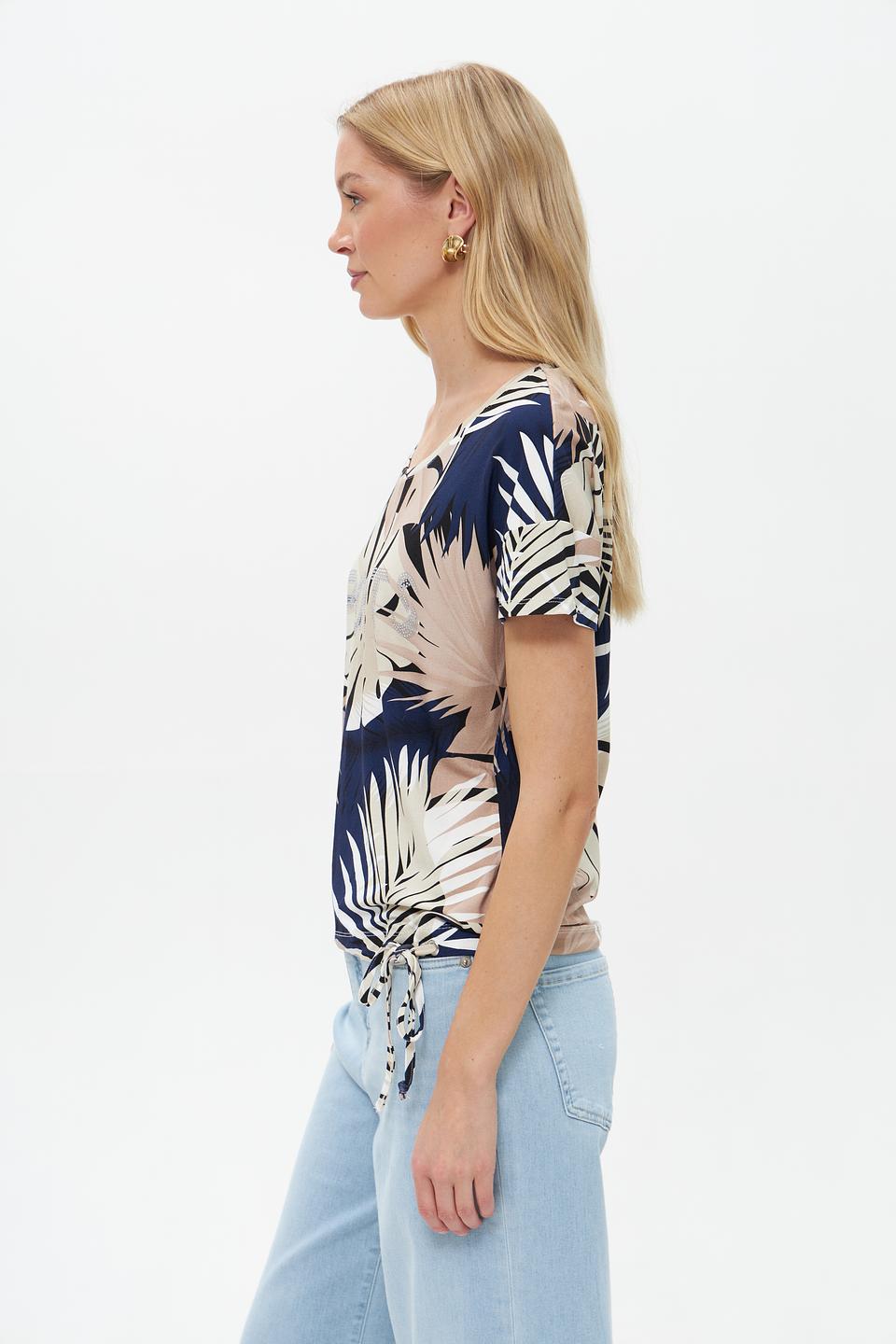 Футболка Pezzo с тропическим принтом