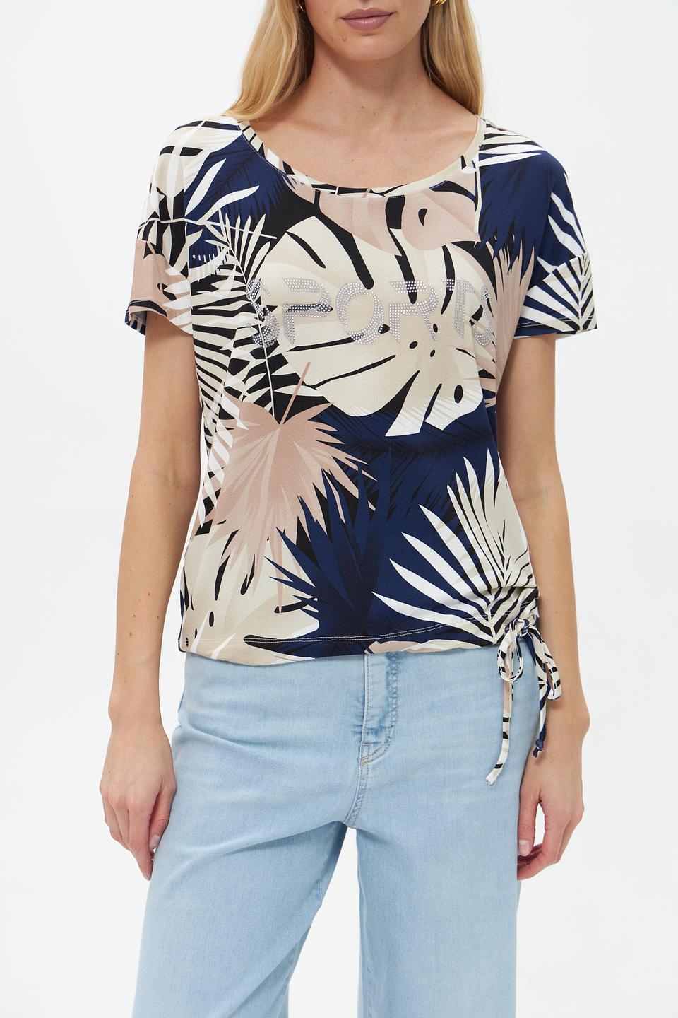 Футболка Pezzo с тропическим принтом