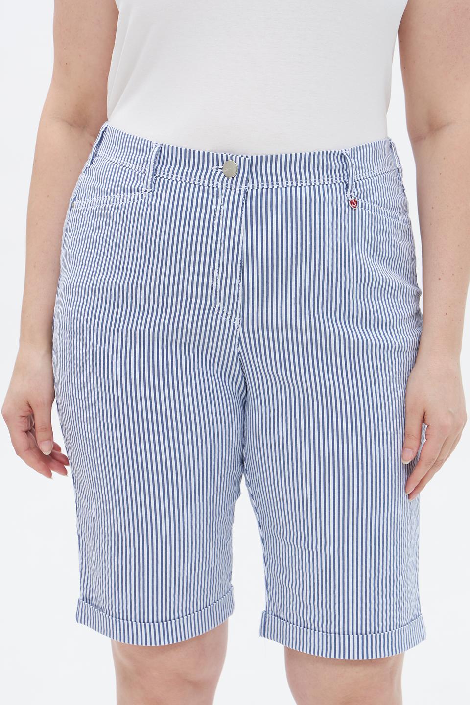 Шорты Relaxed by Toni в полоску