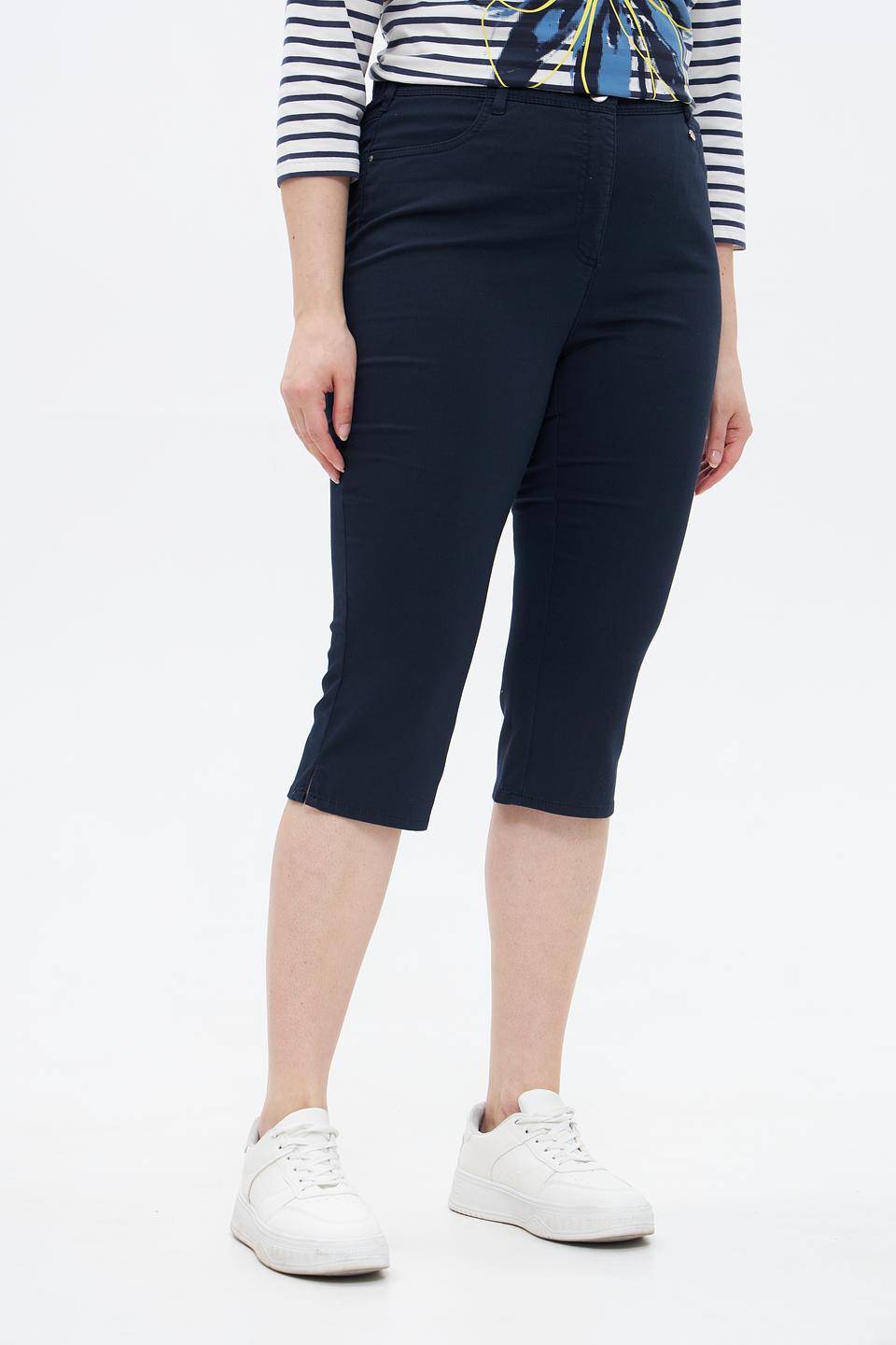 Бриджи Relaxed by Toni темно-синие