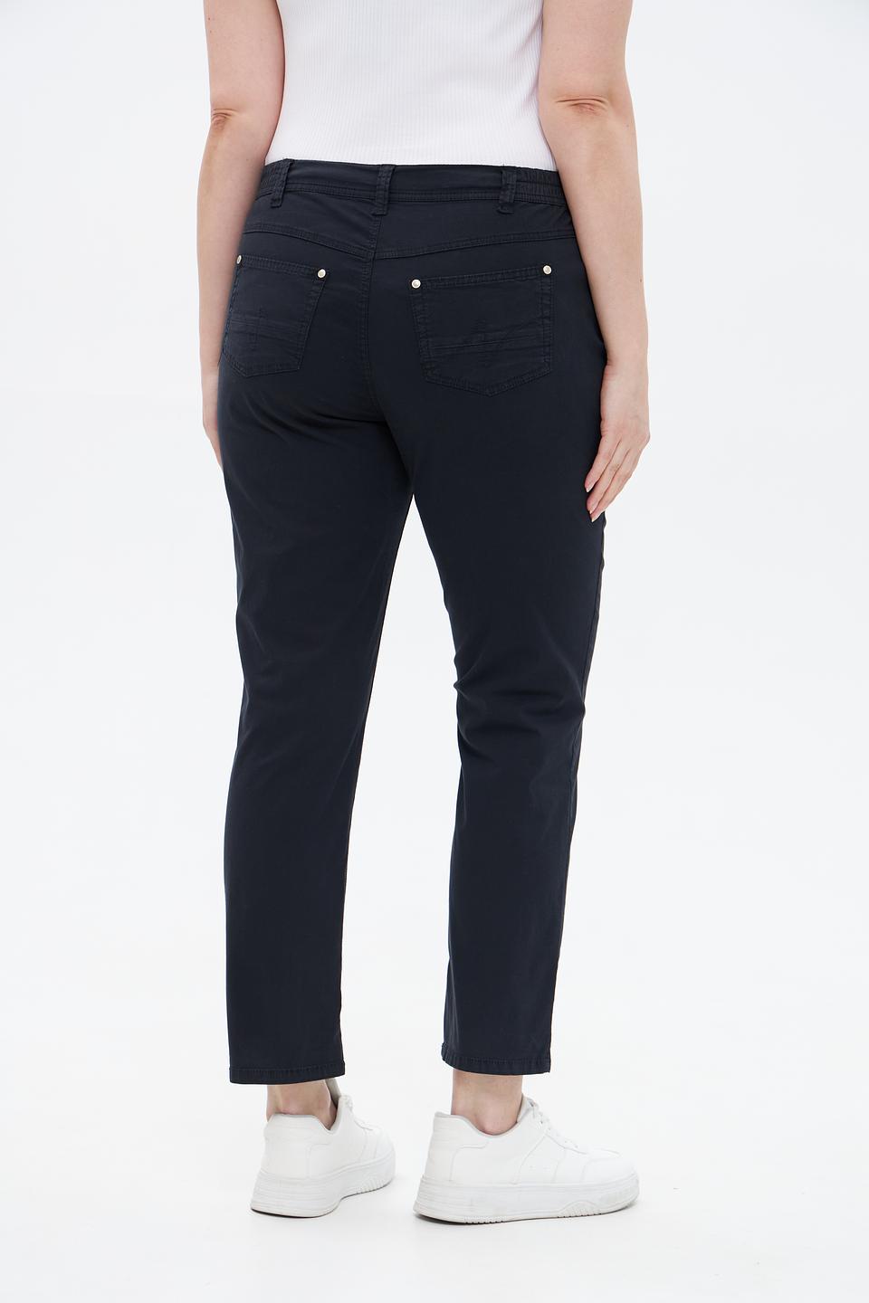 Брюки Anna Montana укороченные темно-синие